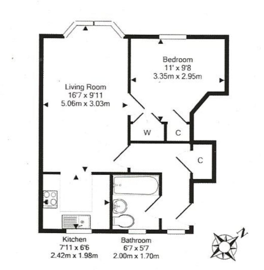 Violet Bank Apartment West End. Единбург Екстер'єр фото